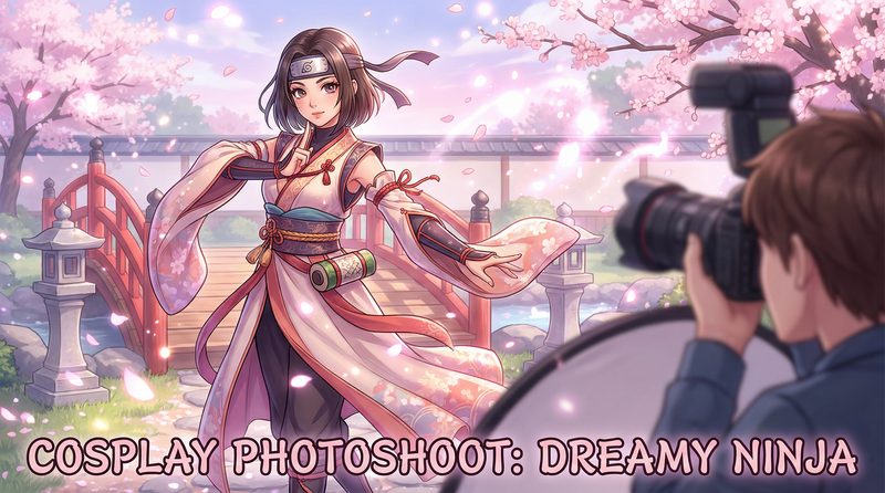 抖荫短视频 cosplay视频 - 樱花忍者写真